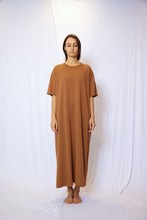 Load image into Gallery viewer, Garment dye half sleeve t shirt dress