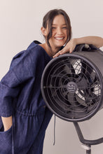 Load image into Gallery viewer, Denim button down jumpsuit