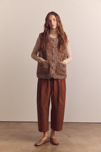 Load image into Gallery viewer, Wool blend shepherd reversible vest
