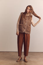 Load image into Gallery viewer, Wool blend shepherd reversible vest