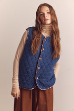 Load image into Gallery viewer, Wool blend shepherd reversible vest