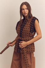 Load image into Gallery viewer, Quilted tie waist vest