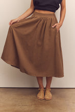 Load image into Gallery viewer, Midi circled cotton skirts
