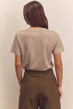 Load image into Gallery viewer, Short sleeve linen t shirt