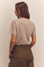 Load image into Gallery viewer, Short sleeve linen t shirt