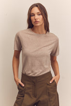 Load image into Gallery viewer, Short sleeve linen t shirt