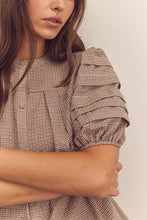 Load image into Gallery viewer, Puff pintuck sleeve blouse