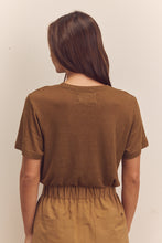 Load image into Gallery viewer, Short sleeve linen top