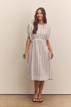 Load image into Gallery viewer, Waist shirring midi dress