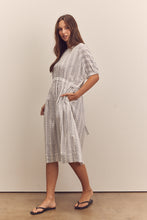 Load image into Gallery viewer, Waist shirring midi dress