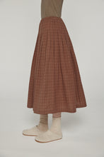 Load image into Gallery viewer, Pleated waist tie skirt