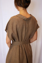 Load image into Gallery viewer, Button down linen shirts dress