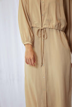 Load image into Gallery viewer, Layered long tencel shirts dress