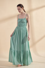 Load image into Gallery viewer, Flounce cami maxi dress