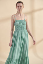 Load image into Gallery viewer, Flounce cami maxi dress