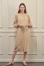 Load image into Gallery viewer, Layered long tencel shirts dress
