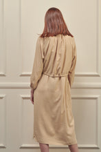 Load image into Gallery viewer, Layered long tencel shirts dress