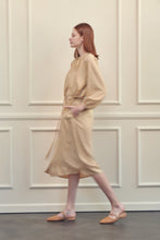Load image into Gallery viewer, Layered long tencel shirts dress