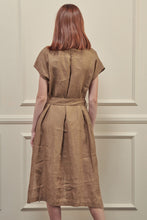 Load image into Gallery viewer, Button down linen shirts dress