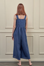 Load image into Gallery viewer, Strap linen jumpsuit
