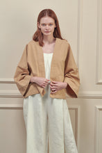 Load image into Gallery viewer, Open front cotton ramie jacket