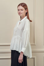 Load image into Gallery viewer, High and low button-down shirts