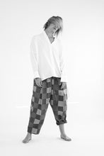 Load image into Gallery viewer, Collarless loose fit long sleeve shirts