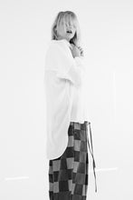 Load image into Gallery viewer, Collarless loose fit long sleeve shirts