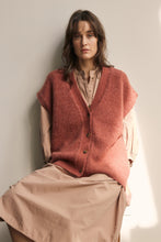 Load image into Gallery viewer, Alpaca wool blend button-down sweater vest