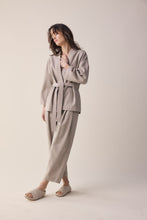 Load image into Gallery viewer, Tie waist wool robe jacket