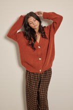 Load image into Gallery viewer, Alpaca wool blend button-down cardigan