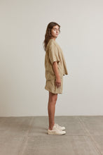 Load image into Gallery viewer, Notched collar gingham shirts