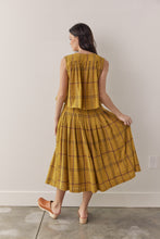 Load image into Gallery viewer, Drawstring cotton plaid skirts
