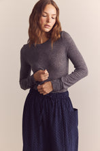 Load image into Gallery viewer, Wool blend lightweight knit top
