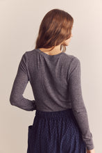 Load image into Gallery viewer, Wool blend lightweight knit top
