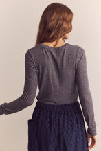 Load image into Gallery viewer, Wool blend lightweight knit top
