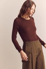 Load image into Gallery viewer, Wool blend lightweight knit top
