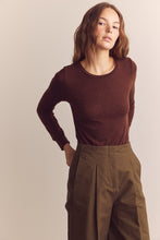 Load image into Gallery viewer, Wool blend lightweight knit top
