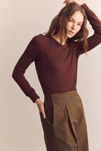 Load image into Gallery viewer, Wool blend lightweight knit top
