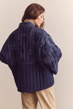 Load image into Gallery viewer, Patched quilted denim jacket
