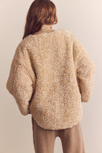 Load image into Gallery viewer, Wool blend shepherd reversible cardigan
