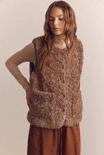 Load image into Gallery viewer, Wool blend shepherd reversible vest
