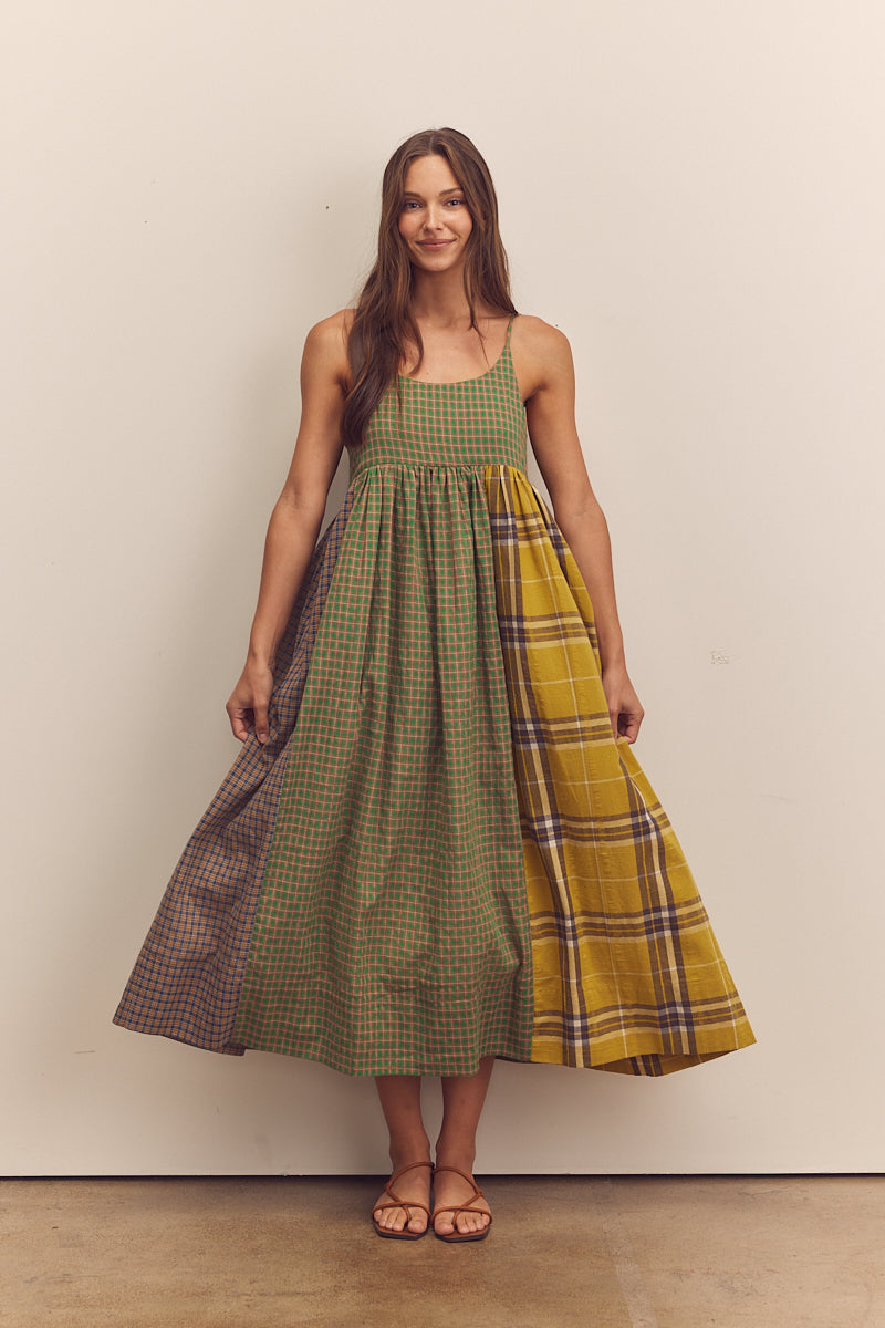 Contrast cami dress