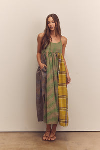 Contrast cami dress