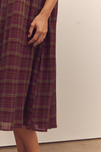 Pleated knee cami dress