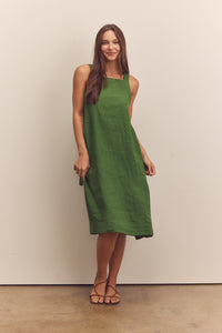 Back tied strap dress