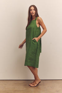 Back tied strap dress