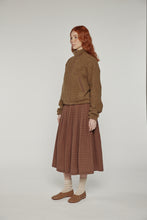 Load image into Gallery viewer, Wool high-neck bomber jacket
