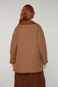 Reversible quilted cotton jacket