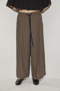 Wide leg straight pants